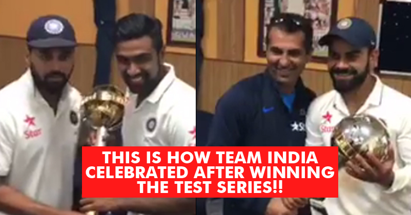 This Is How Indian Team Celebrated After Conquering The Test Series! RVCJ Media