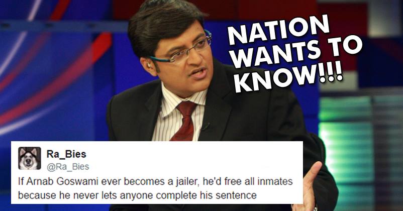 News Of Threat To Arnab Goes Viral! Twitterati Can't Stop Making Fun Of Him.... RVCJ Media