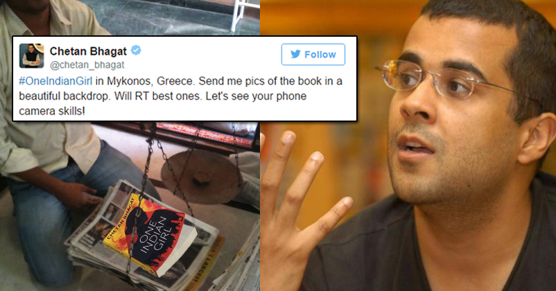 Chetan Bhagat Asked Users To Send Pics Of His Book In Beautiful Backdrop! Got Badly Trolled! - RVCJ Media