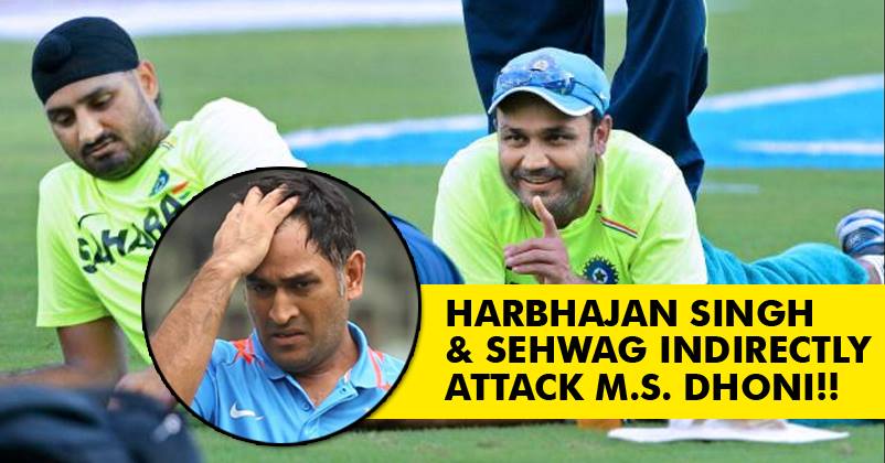 Harbhajan Singh And Virender Sehwag Take A Dig At M.S Dhoni By Using W.Saha RVCJ Media