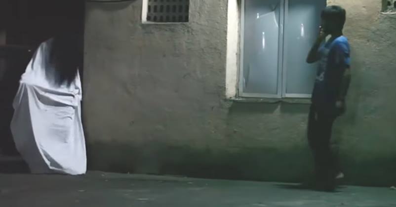 This Guy Dresses Up As Ghost & Tries Scaring Everyone! Reactions Of People Are Mind-Boggling!