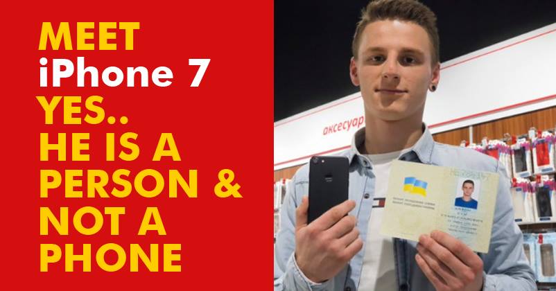 He Legally Changed His Name To ‘iPhone 7’ & Reason Will Make You Want To Do The Same!