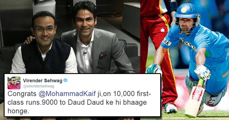Sehwag Congratulated Kaif For Completing 10,000 First-Class Runs! Kaif’s Reply Is Epic!