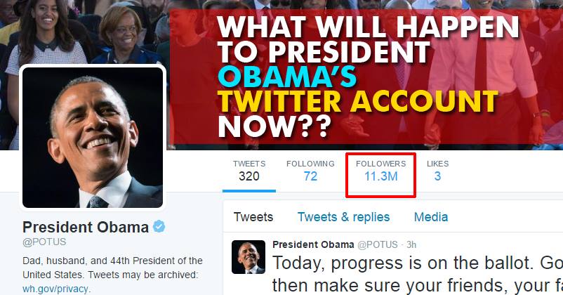 Do You Know What Will Happen To American President's Twitter Account After Results? RVCJ Media