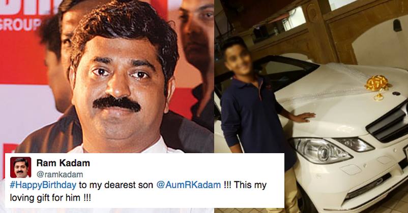 Amidst Severe Shortage Of Cash, This BJP MLA Gifted Mercedes Car To Son & Posted Pic On Twitter!