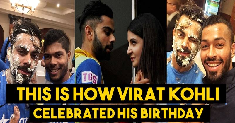 Here’s How Virat Celebrated His B’day With Cricket Buddies & Lady Love Anushka! Pics Are Awesome!