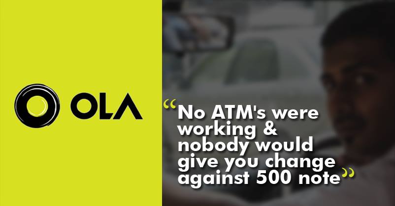 This Guy Had No Money To Pay Ola Cab Driver! The Driver’s Reply Will Win Your Hearts!