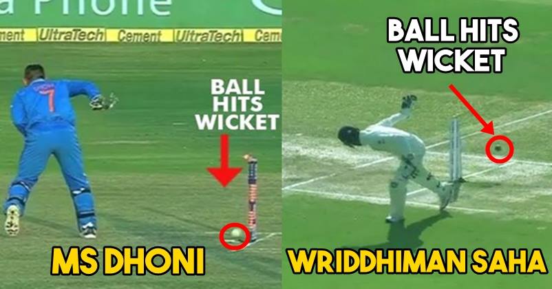 Wriddhiman Saha Recreated The Dhoni Effect! Hit The Stumps Even Without Seeing….