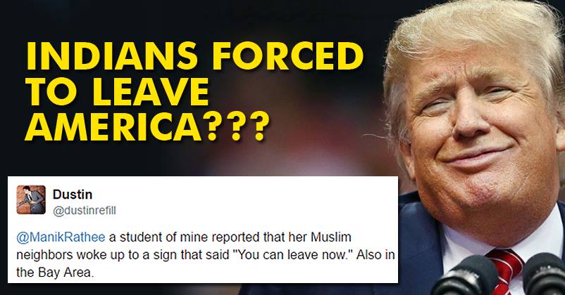 Here’s How Indians Are Being Treated In America On The Very First Day After Donald’s Win!