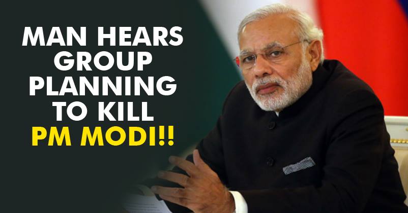 A Group Has Set A Plot To Kill PM Modi For Note Ban! Police Officials Received A Call For The Same