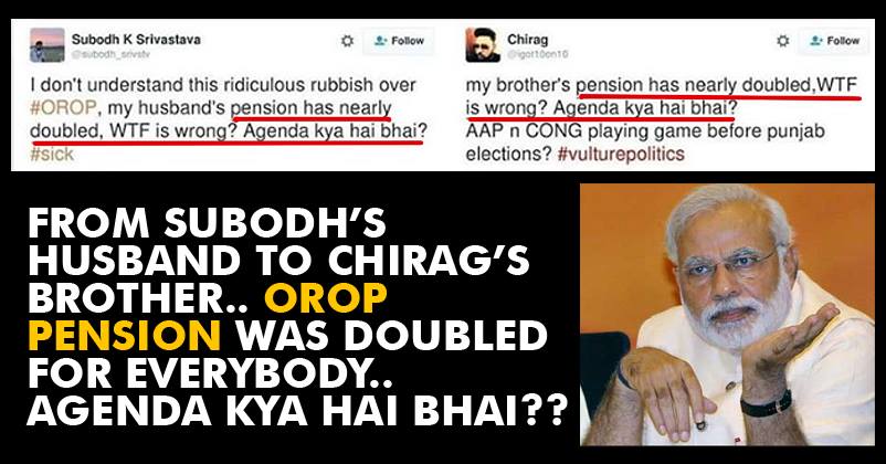 All These Tweets Against #OROP Have Ditto Wordings! What’s The Matter? Something Is Fishy…