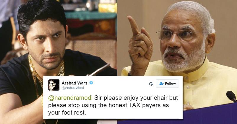 Arshad Warsi Slammed Modi’s Decision Of Banning Notes In A Series Of Tweets! Check Twitter Reactions!