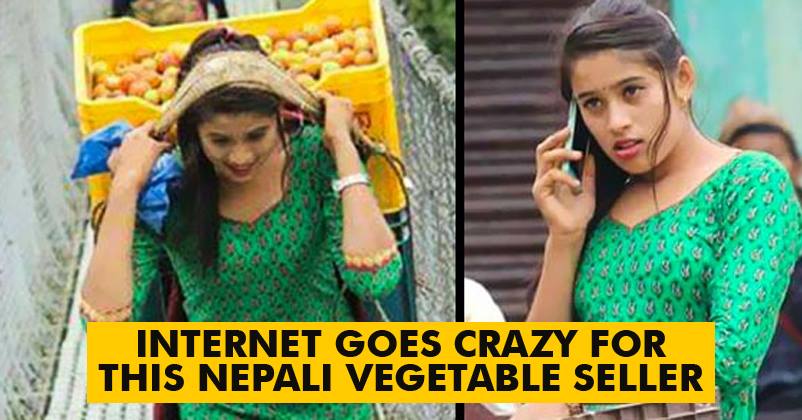 After Pakistani Chaiwala, This Nepali ‘Sabziwali’ Is All Set To Go Viral! She Has Looks Of A Model!