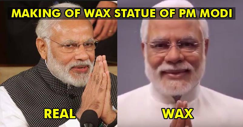 Your Eyes Will Pop Out Seeing The “Making Of PM Modi’s Wax Statue” Video! Perfection At Its Best!