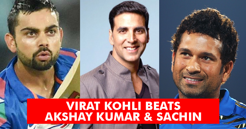 2016 Forbes India Celebrity 100 List Is Out! Virat Beats Akshay Kumar & Sachin Tendulkar!