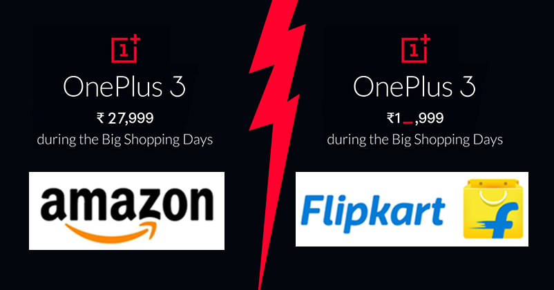 Flipkart Is Selling OnePlus 3 Below Rs 20,000! What’s Wrong Asks OnePlus Co-Founder