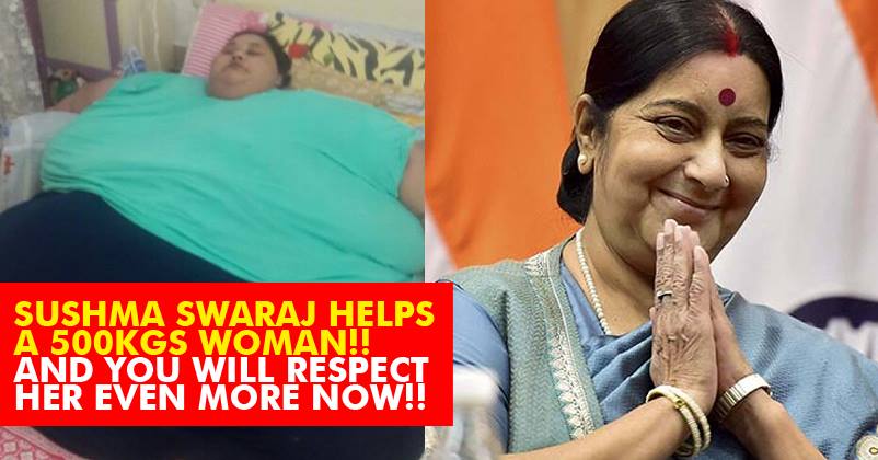Sushma Swaraj Came To The Rescue Of 500kg Egyptian Woman Despite Serious Health Conditions RVCJ Media