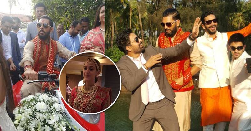 Yuvraj-Hazel’s Goa Wedding Was Lavish & Exotic! View Their Beach Wedding Pics…