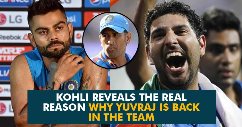Virat Reveals Reason Behind Including Yuvi In The Team! Dhoni Is Responsible To Some Extent!
