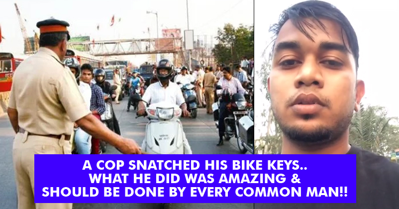Policeman Snatched Away His Bike's Keys For No Reason, What He Did Next Was Simply Amazing RVCJ Media