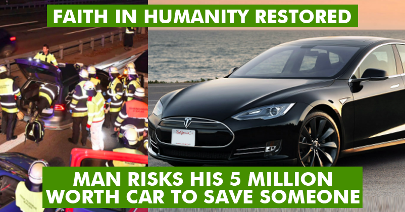 He Put His 5 Million Worth Tesla S In Danger To Save Someone’s Life! Elon Musk’s Gift Is Amazing