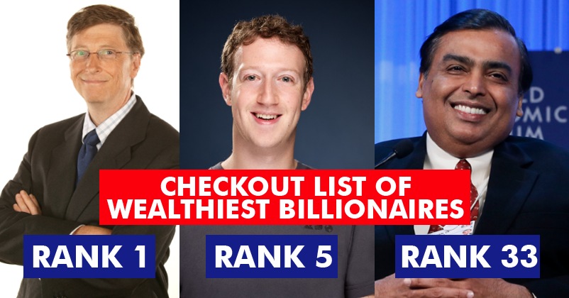 Forbes List Of The World's Wealthiest Billionaires Is Out ...
