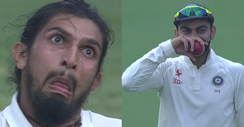 Here’s How Virat Reacted When Ishant Mocked Steve Smith In The Most Hilarious Way! Watch Video!