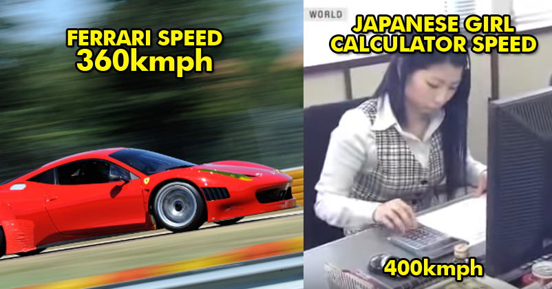 Japanese Girl Operates Calculator At Speed Of 9 Hits Per Second! Video Is Jaw Dropping!