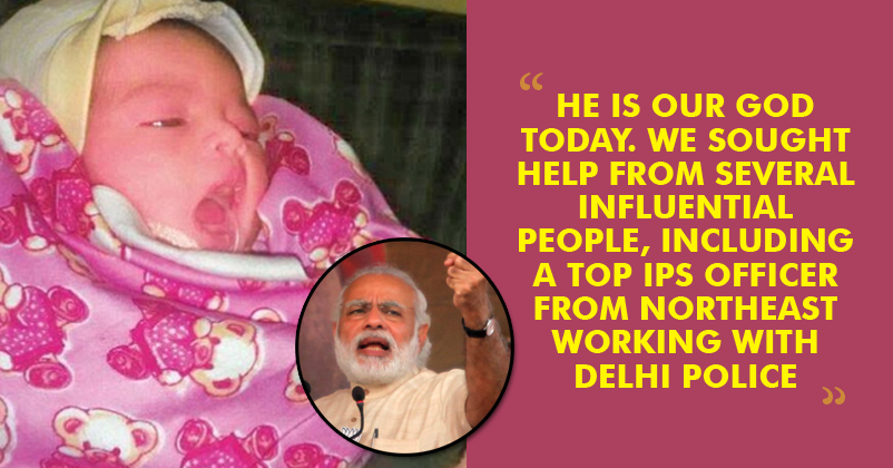 Modi Proved To Be A God For This 8 Day Old Baby & Her Parents! Here’s How He Saved Her From Dying!