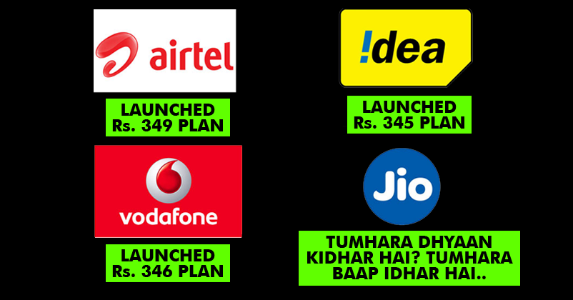 Vodafone, Airtel & Idea Introduce Lucrative Offers In The Rs 350 Range, All Thanks To Jio!