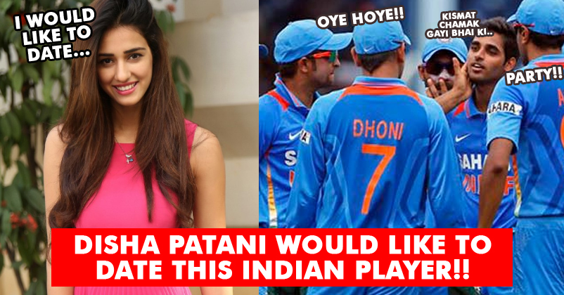 Disha Patani Wants To Go On A Date With This Cricketer & You'll Be Surprised To Know The Name! RVCJ Media