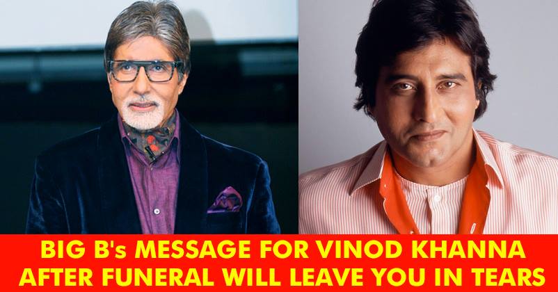 Amitabh Bachchan's Emotional Post After Vinod Khanna Death Will Make You Cry! RVCJ Media