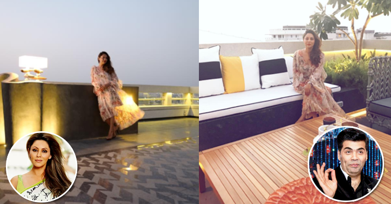 Gauri Khan Designed Karan Johar's Terrace, The Photos Will Leave You Spellbound RVCJ Media