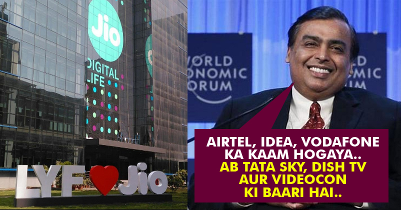 After Disrupting Telecom Market, Jio's Next Surgical Strike Is On The DTH Market! Check Details! RVCJ Media