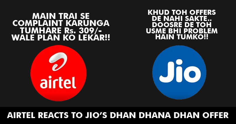 Airtel Can’t Digest Jio’s New Offer! As Expected, Airtel Is Once Again Trying Hard To Create Problems!