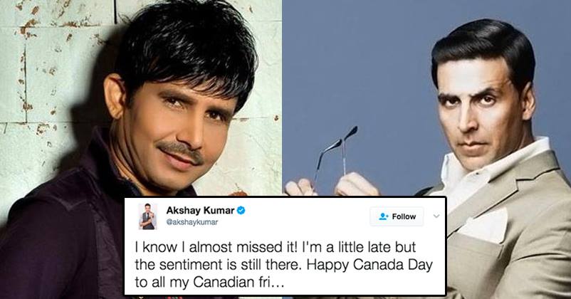 KRK Took A Dig At Akshay Kumar For His Canadian Origin! This Is How Twitter Slammed Him! RVCJ Media