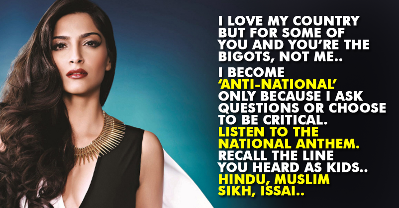 People Thrashed Sonam Kapoor For Wrong National Anthem! Was It Actually Her Mistake?
