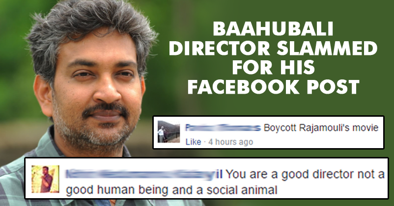 People Are Slamming SS Rajamouli For His 5 Year Old Facebook Post On Casteism! Check It Out! RVCJ Media