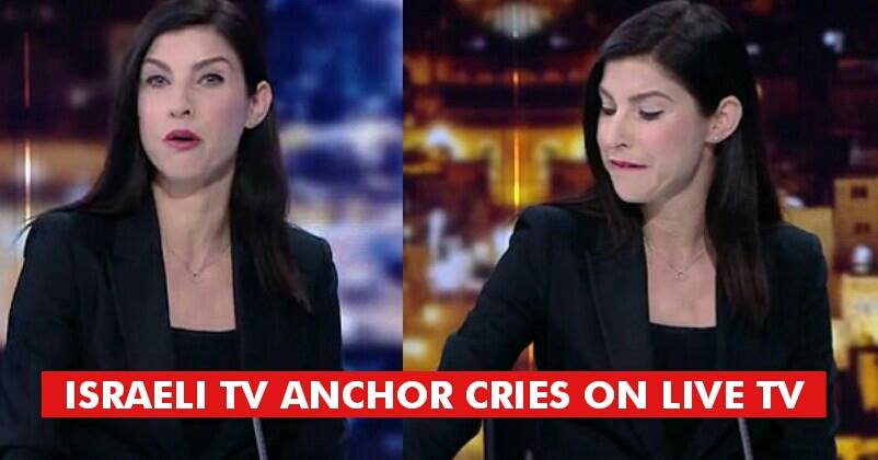 Israeli Anchor Couldn't Control Her Tears On Live TV When She Came To Know Govt Is Shutting The Channel RVCJ Media