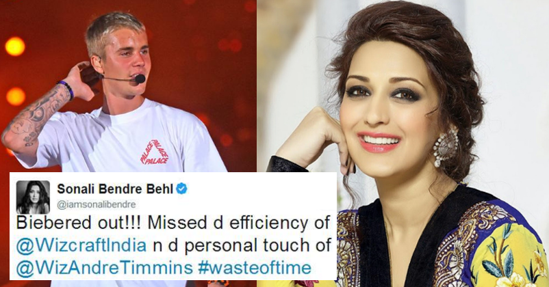 Sonali Bendre Slammed Justin Bieber’s Concert & Called It “Waste Of Time”! Here’s What Organizer Replied!