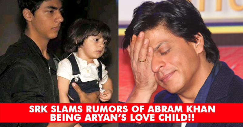 Someone Said AbRam Is Aryan's Child From His GF In Romania! SRK Slammed  Rumors Like A Boss! - RVCJ Media