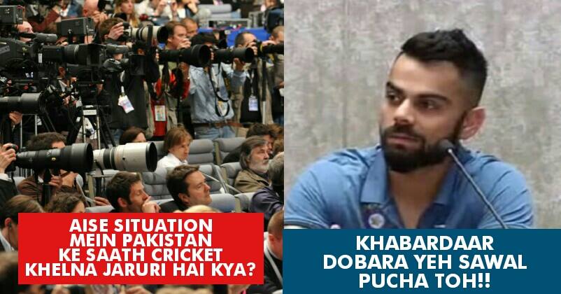 Reporter Asked Kohli If India Should Play Against Pakistan In Current Situation! Watch His Attitude
