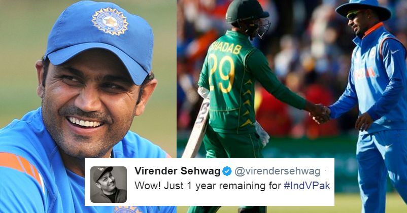 Sehwag Predicted India's Victory Over Pakistan In This Champions Trophy A Year Back! Here's Proof! RVCJ Media