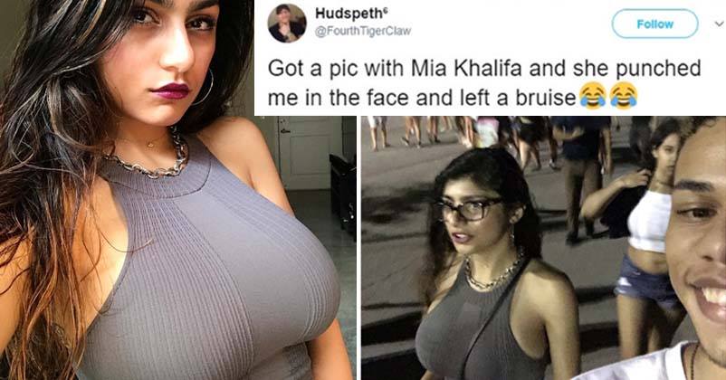 Guy Said Mia Punched Him For Clicking A Selfie With Her! Mia’s Reply Is A Lesson For All Men!