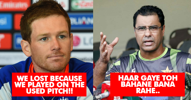Morgan Said England Lost To Pakistan Due To “Used Pitch”! Waqar Slammed Him With Just 1 Tweet!