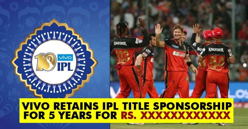 VIVO Retained IPL Sponsorship For 5 Years. The Price They Paid Will Shock You To No End RVCJ Media