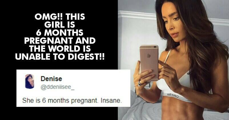 This 33 Yr Old Model Is 6 Months Pregnant! Twitter Is Asking “How Is This Possible?”