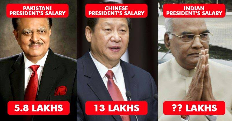 Indian President Gets Far More Salary Than Chinese & Pakistani Presidents!