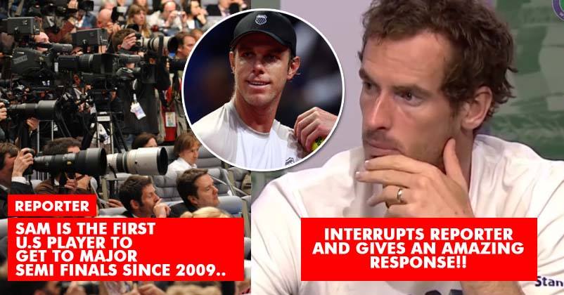Andy Murray Shut Down The Journalist For A “Sexist Remark”! Twitter Is Showering Respect!