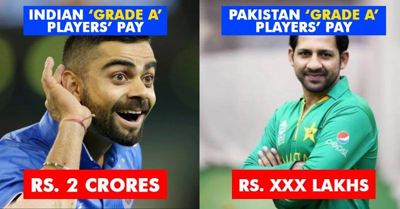 The Difference Between Salaries Of Indian & Pakistani Cricket Players Will Make You Feel Proud RVCJ Media